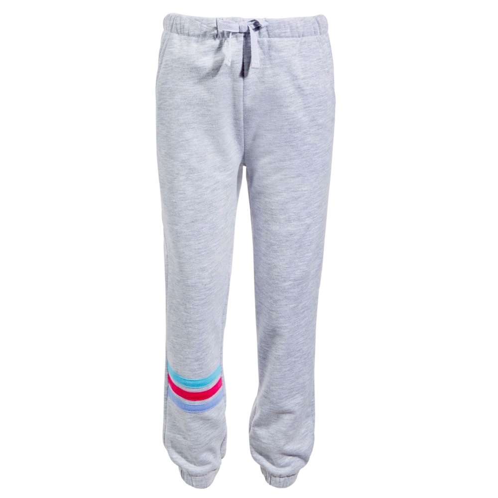ID Ideology Little Girl Rainbow Stripes Jogger Pants, Created for Macy's